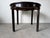 Vintage Asian-Style Black Lacquer Wood Round-to-Oval Extension Dining Table For Sale - Image 14 of 18