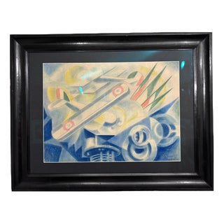 Arturo Ciacelli, Aero-Meccanique, 1934, Mixed Media For Sale