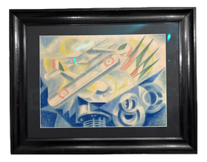 Arturo Ciacelli, Aero-Meccanique, 1934, Mixed Media
