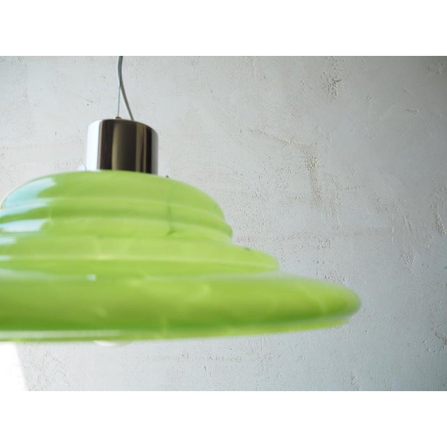 Mid-Century Glass Chandelier attributed to Stefan Tabery, Bohemia, 1960s. For Sale - Image 11 of 15