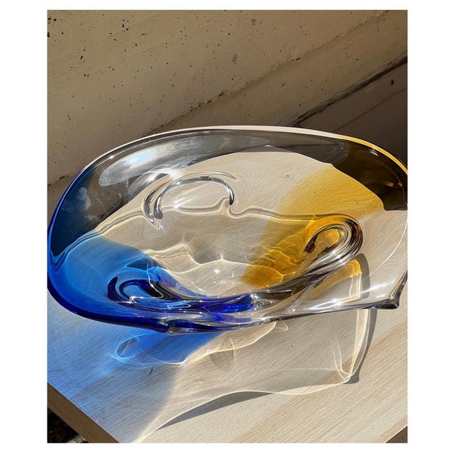 Large Murano Glass Plate For Sale - Image 6 of 10