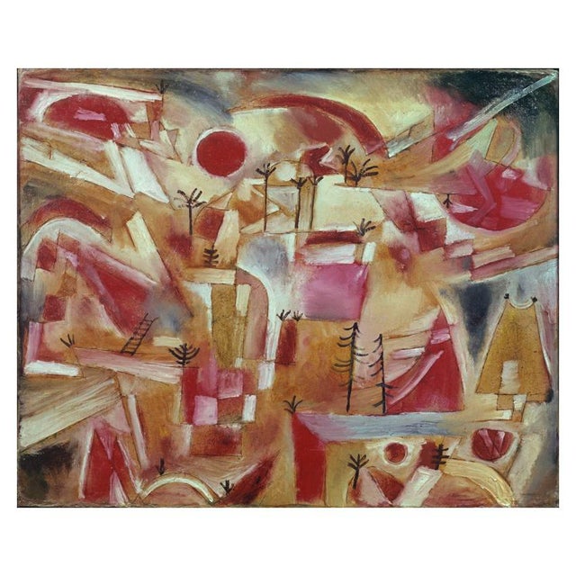 Rock Landscape Palms and Firs Klee, Paul; 1879–1940. Rock Landscape (w/Palms and Firs), 1919, 155. Oil and pen on...