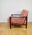 Vintage Wooden Armchair in Pink Long Hair Upholstery from Z. Bączyk, 1970s For Sale - Image 11 of 11