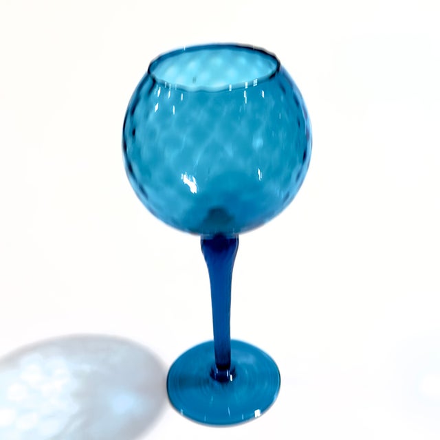 Mid-Century Empoli-Attributed Glass Vessel Color Sampler Curation - Group of 4 For Sale - Image 11 of 18