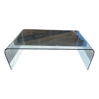 Tempered Glass Coffee Table from Ligne Roset, 1980 For Sale