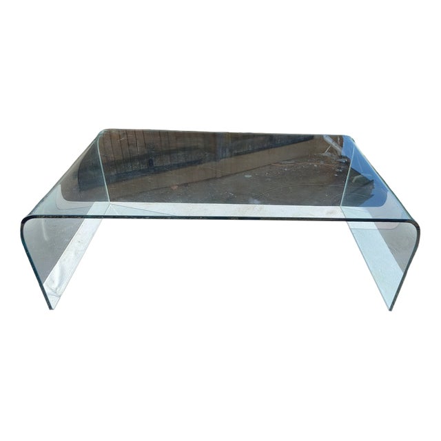 Tempered Glass Coffee Table from Ligne Roset, 1980 For Sale