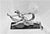 1990s Art Deco Nude Lamp/after A.Ouline Silvered Bronze For Sale - Image 17 of 18