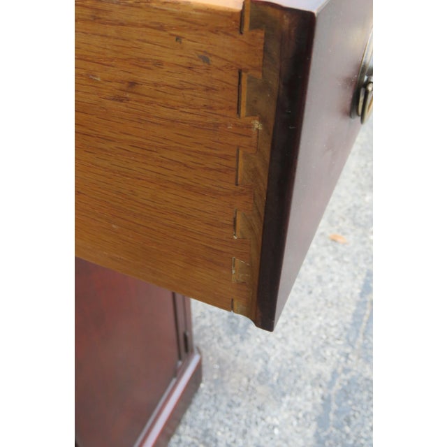 Drexel Drexel Mahogany Server Buffet Sideboard Credenza Bathroom Vanity For Sale - Image 4 of 12