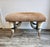 A sister stool with the identical vintage horn base structure but a different fabric top is also available in my shop....