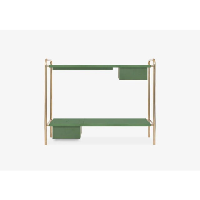 Gold Abraham Console Table by Marqqa, Set of 5 For Sale - Image 8 of 8