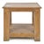 Wood Square Table in Solid Wood For Sale - Image 7 of 7