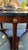 Vintage French Empire Neoclassical Style Mahogany Green Marble TopCoffee Table For Sale In Sacramento - Image 6 of 13
