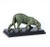 French Art Deco Patinated Bronze Panther by Irénée Rochard, 1920s, in Good conditions. Designed 1920 to 1949 This piece...