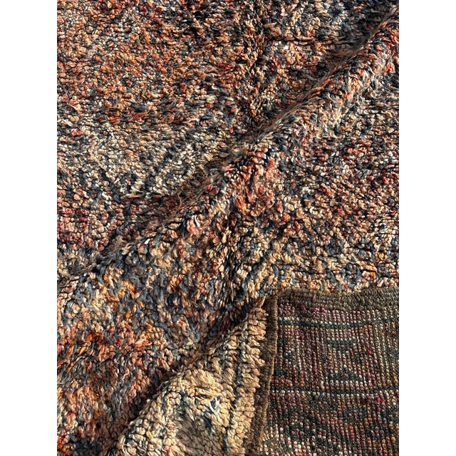 Vintage Moroccan Boujad Rug in Wool, 1990 For Sale - Image 9 of 10