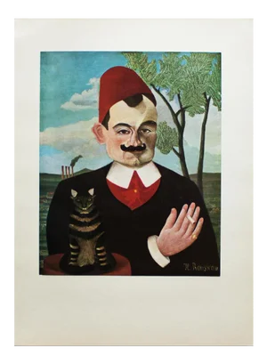 1940s After H. Rousseau, "Portrait De Pierre Loti" First Edition Swiss Full-Color Print