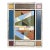 Contemporary Original Stephen Heigh Abstract Small Painting “Reflection “ Vintage Frame For Sale