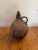 Brown French Vintage Wabi-Sabi Glass Wine Jug – Cement-Crusted With Original Bouchon For Sale - Image 8 of 8