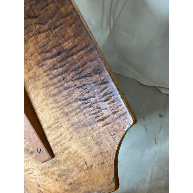 Wood 18th Century Tiger Maple Candle Stand For Sale - Image 7 of 10