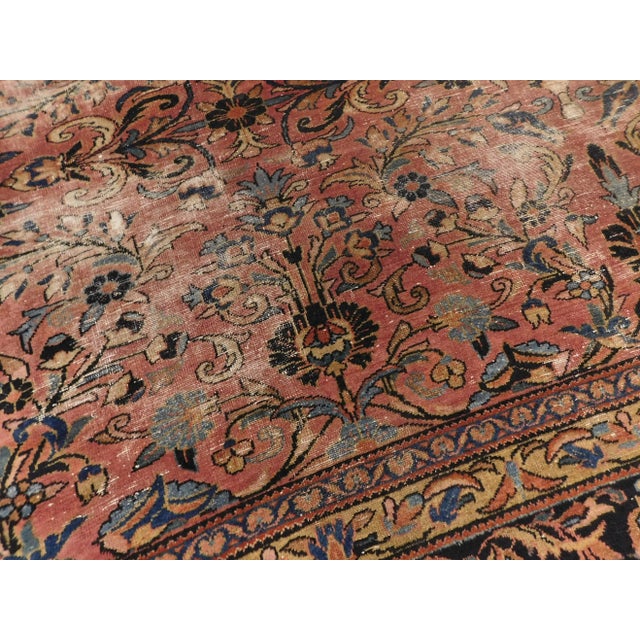 1920s Vintage Distressed Persian Rug For Sale - Image 10 of 13