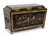Fine reproduction regency style chinoiserie tea caddy probably by Maitland Smith or Theodore Alexander. Highly decorative...
