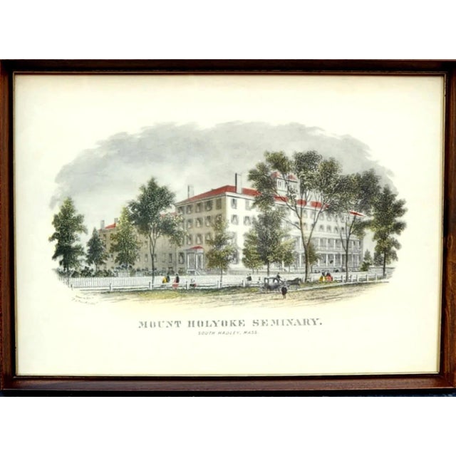 Original Currier and Ives Hand Colored Print, 19th Century, Framed. For Sale - Image 4 of 12