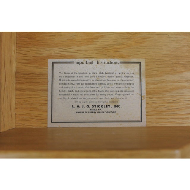 Stickley Mission Oak Arts & Crafts Tv Armoire For Sale - Image 10 of 13