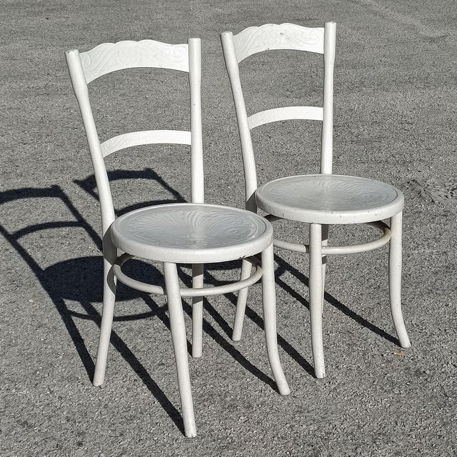 White Chairs, 1930s, Set of 2 For Sale - Image 15 of 18