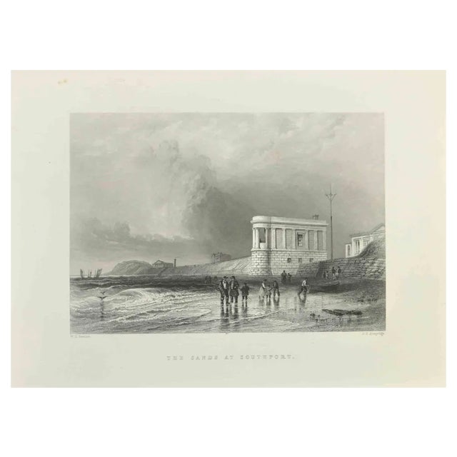 J.C. Armytage, The Sands at Southport, Etching, 1845 For Sale