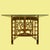 English 1970s British Colonial Burnt Bamboo Dining Set For Sale - Image 3 of 12