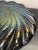 Large 18” Fused Dichroic Glass Metallic Basket Weave Wave Form Centerpiece Tray For Sale - Image 11 of 12