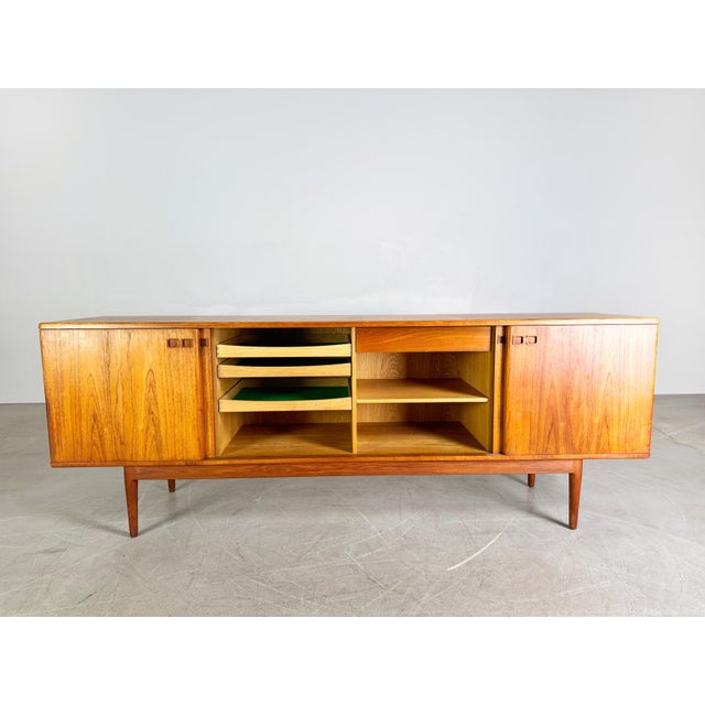 Wood Danish Sideboard in Teak by Christian Linneberg, 1960s For Sale - Image 7 of 13