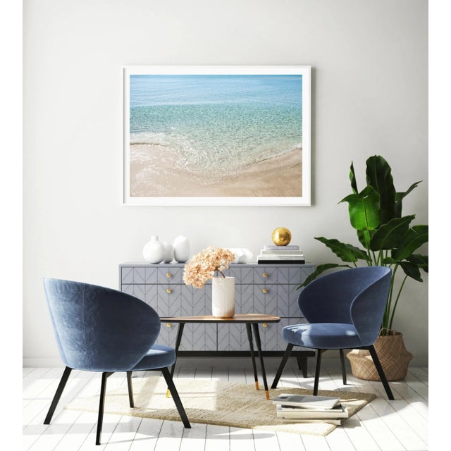 Not Yet Made - Made To Order Contemporary Tropical Beach Photography Print, Large Coastal Wall Art, 45 X 30" Florida Artwork, 'Subtle Wave' Photograph For Sale - Image 5 of 8