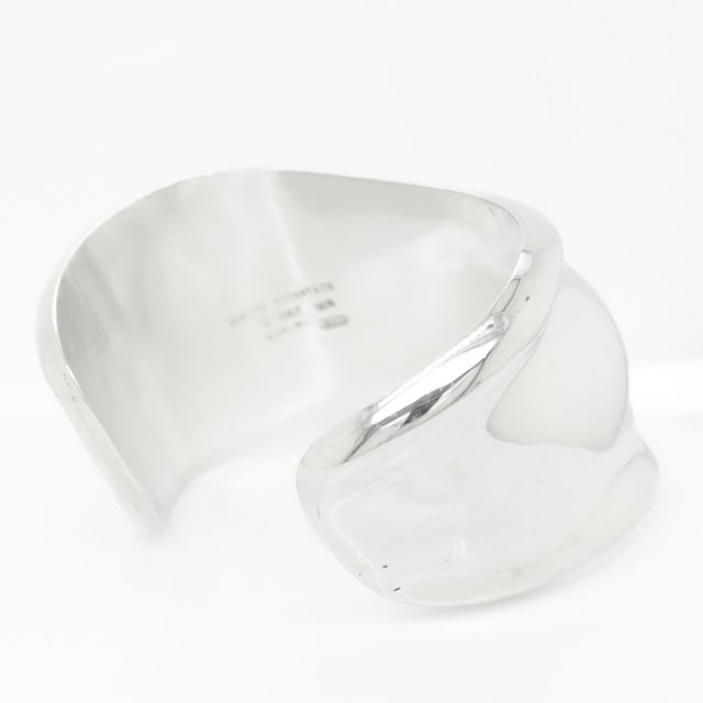 Vintage Elsa Peretti Sterling Silver Bone Cuff Bracelet for