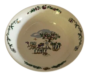 Vintage 90's Pfaltzgraff Apple Valley Serving Bowl