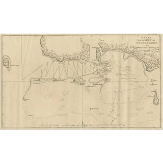 Antique Map of the Harbour of Tongatabu, 1803 For Sale