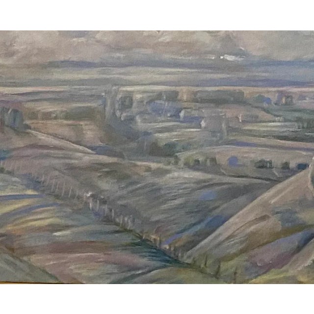 Valley Frost by Ridgway Original Kaw River Valley Kansas in the Locale! & Style of John Steuart Curry For Sale - Image 4 of 9