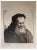 Charles Amand Durand after Rembrandt, Bust of an old man with flowing beard, Engraving, 19th Century For Sale