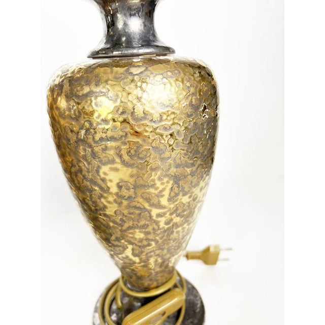 Gilded Metal Lamps, France, 1980, Set of 2 For Sale - Image 6 of 17