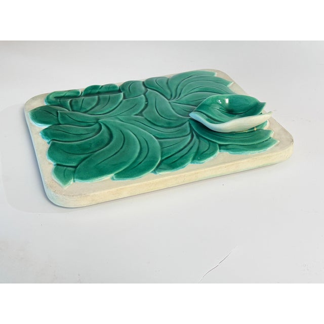 Ceramic Cheese or Serving Tray in Ceramic, France, 1970s For Sale - Image 7 of 15
