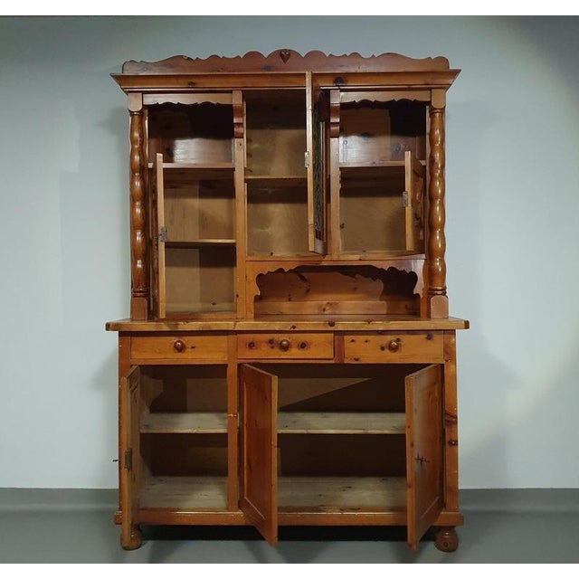 Brown Tiroler Wood Cupboard, 1950s For Sale - Image 8 of 18