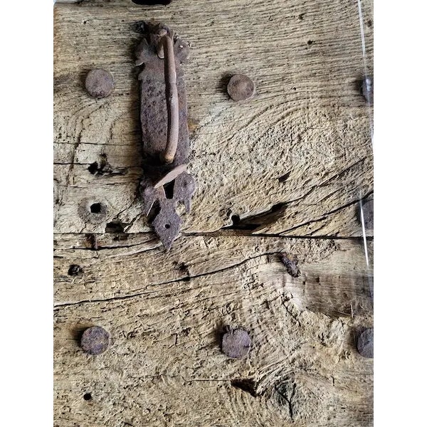 Wood 17th Century French Farm Door For Sale - Image 7 of 14
