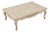 Vintage Louis XV White Painted Coffee Table For Sale