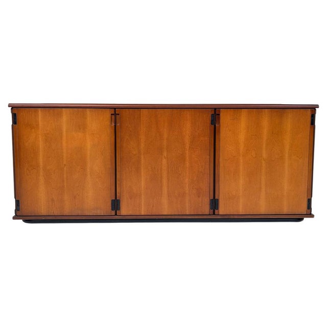 Mid-Century Sideboard by Gianfranco Frattini, Wood, Italy, 1970s scratches on the top. This piece is attributed to the...