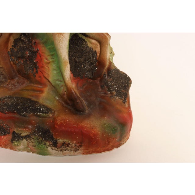 Vintage Painted Chalkware Horse Sculpture / Figurine For Sale - Image 17 of 18