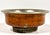Neoclassical Antique Tibetan Burlwood Tea Bowl with Silver Lining For Sale - Image 3 of 10