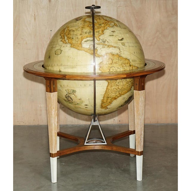 Large Bespoke Floor-Standing World Globe from Gosling, London, 2011 For Sale - Image 16 of 18