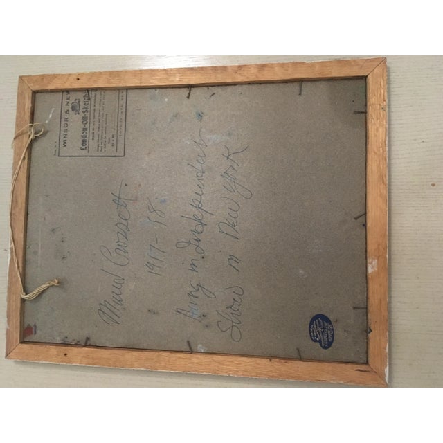 1910s Textural Painting on Board For Sale - Image 4 of 7