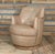 Jhs Candace Gaston Leather Swivel Chair For Sale - Image 9 of 9