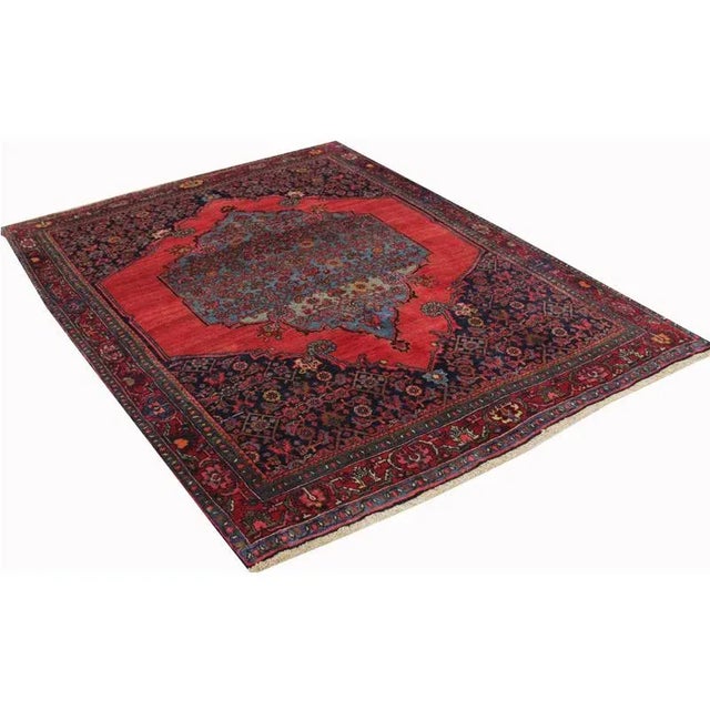 Antique Persian Bijar Area Rug 3’9″ X 5’1″ For Sale - Image 4 of 10