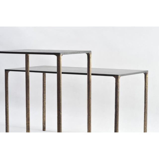 Brass Side Table by Lukasz Friedrich For Sale - Image 13 of 17